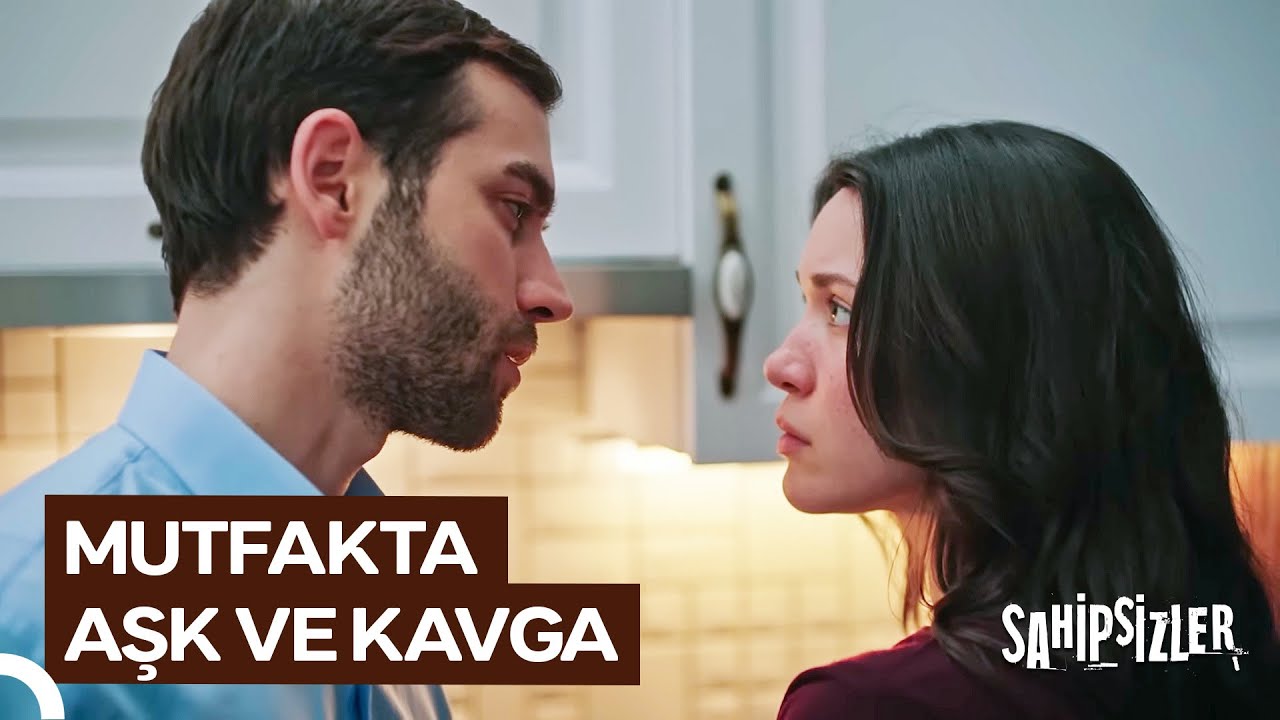 Devran ve Azize'nin Mutfaktaki Didişme Sahneleri | Sahipsizler