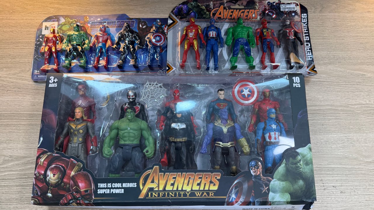 3 Minutes Satisfying With Unboxing Superhero Avengers x tung tung sahur x GTA V superhero | ASMR |