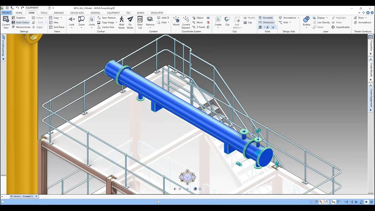 AVEVA E3D - More Equipment Modelling