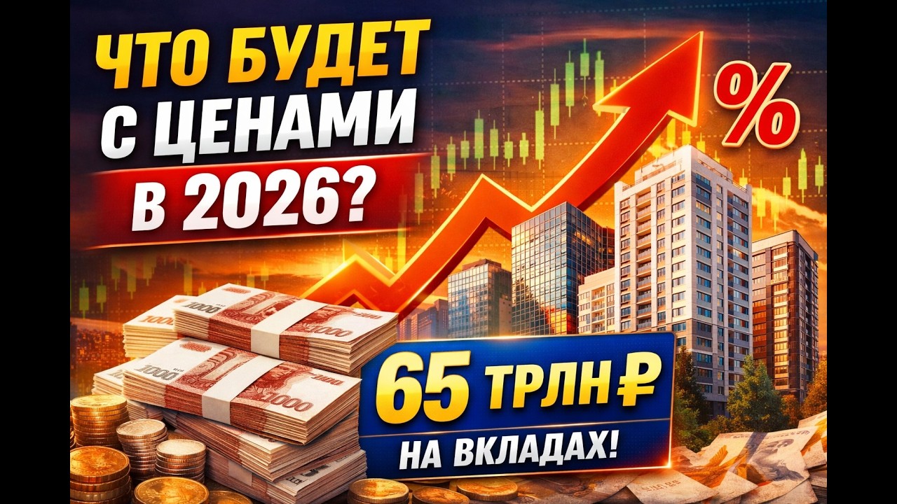 Что будет с ценами в 2026 ? На депозитах 65 триллионов рублей.