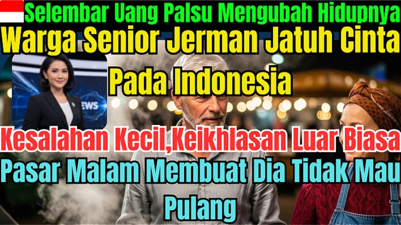 Gara-gara Pedagang Pasar Malam, Kakek Jerman Ini Tak Mau Pulang Lagi.