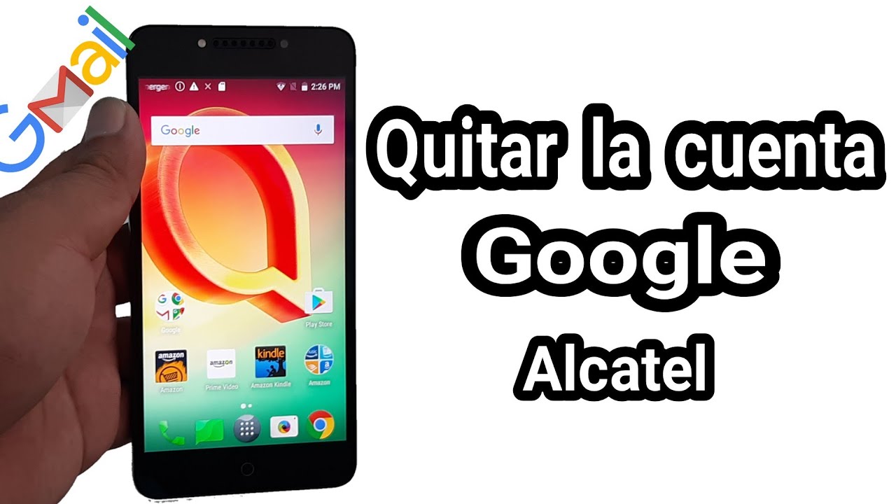 Alcatel A50 5058G eliminar la cuenta google how remove the account google alcatel a50 5058G