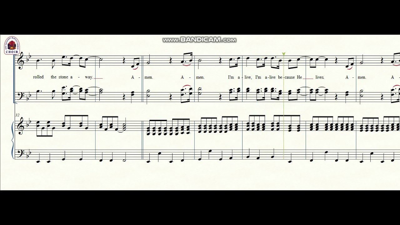 Because He Lives (Amen) | Soprano 2