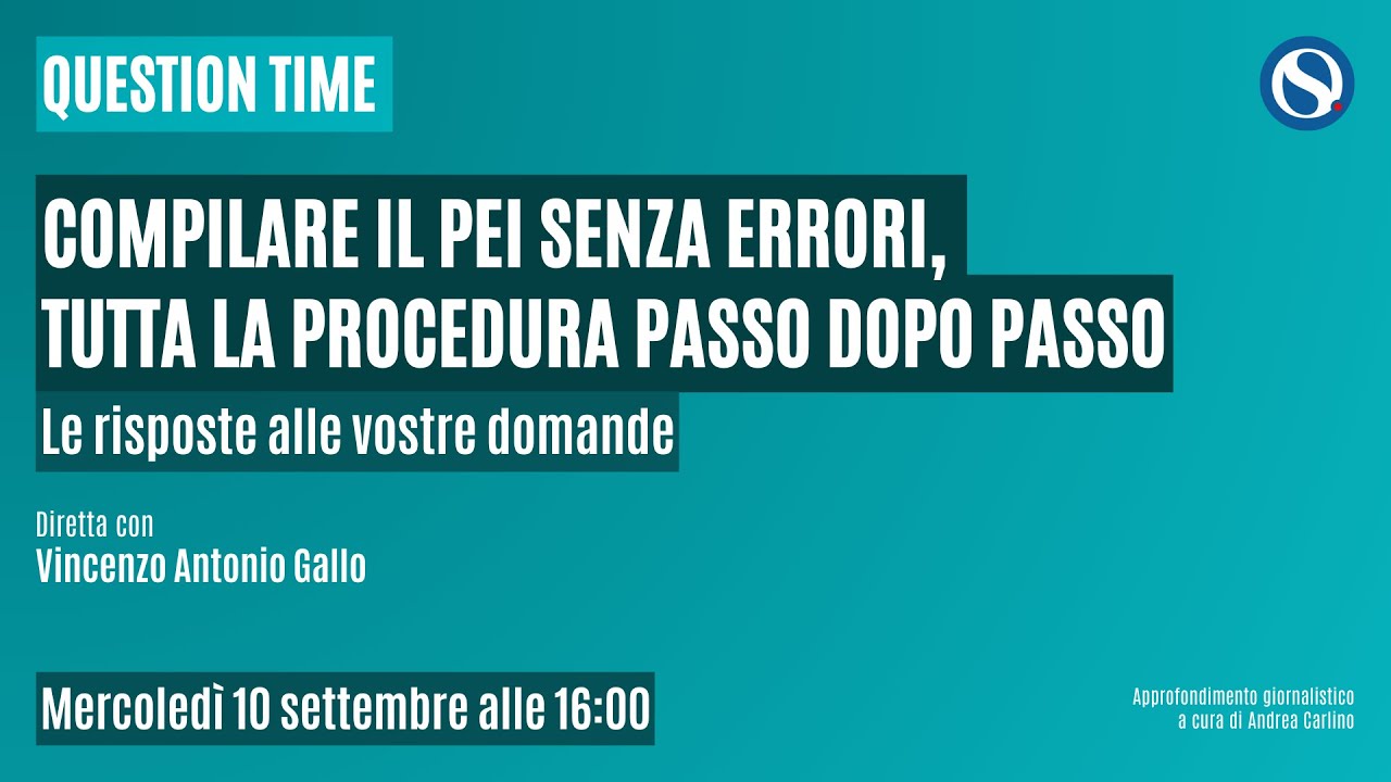 Come compilare il PEI senza errori: tutta la procedura passo dopo passo