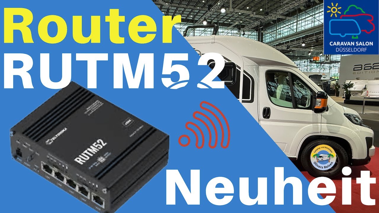 Teltonika RUTM52 🚐 Router Neuheit auf dem Caravan Salon 2025 | Wohnmobil Internet im Test