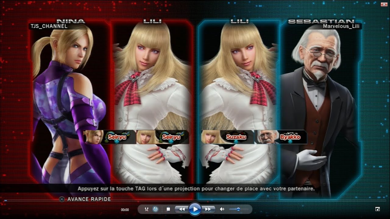 TEKKEN TAG 2 ONLINE : Marvelous_Lili VS TJS_CHANNEL PART 1
