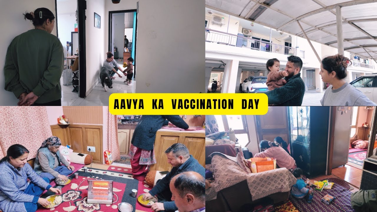 Zirakpur Se Sidha Aavya Ke Vaccination Ke Liye Paunche // Dadi Ko Lene Gaye Jyotika Ke Ghar