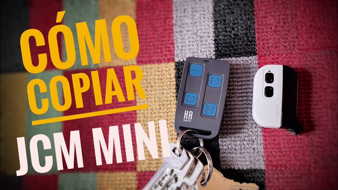 CÓMO COPIAR EL MANDO JCM MINI