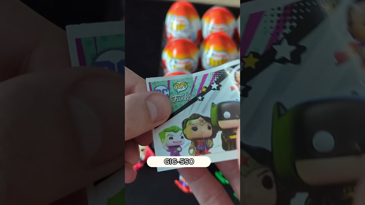 Is this... DC comics funko pop | Kinder Joy and Funko colaboration | Kinder joy unboxing |