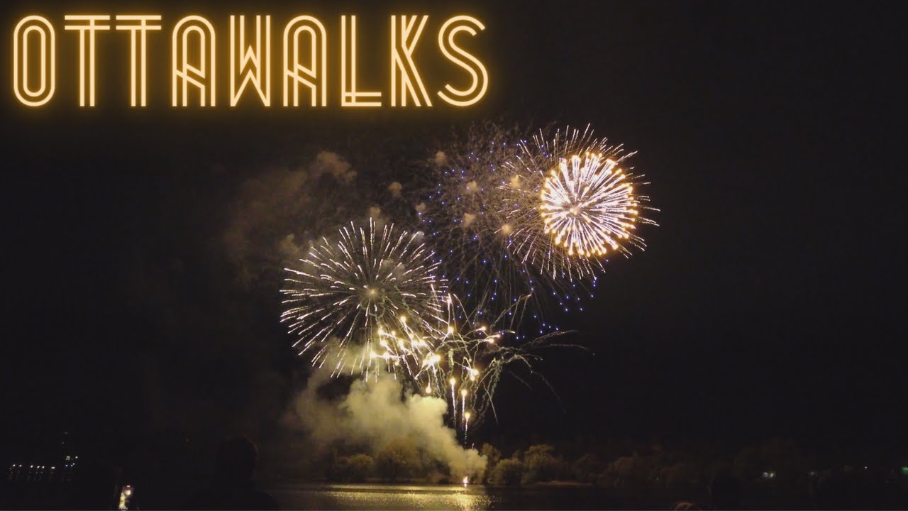 Ottawa Victoria Day Fireworks 2022 4K60 - Dow's Lake Sunday May 22