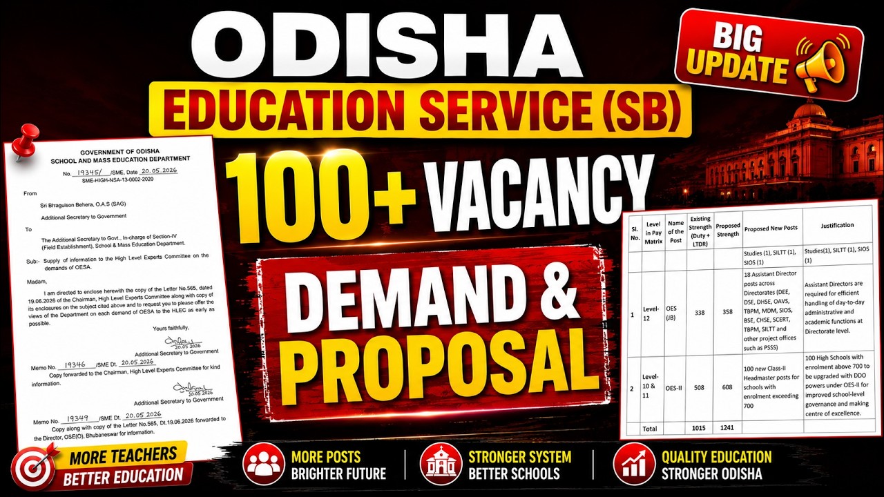 OES(SB) VACANCY UPDATES || MORE POSTS || MORE OPERTUNITY