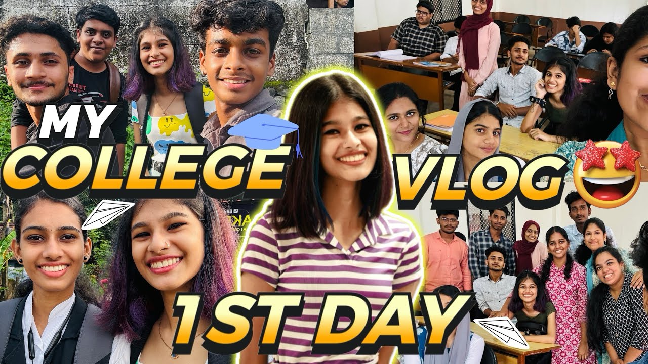 MY COLLEGE 1ST DAY🥳 | new journey | thejathangu😉