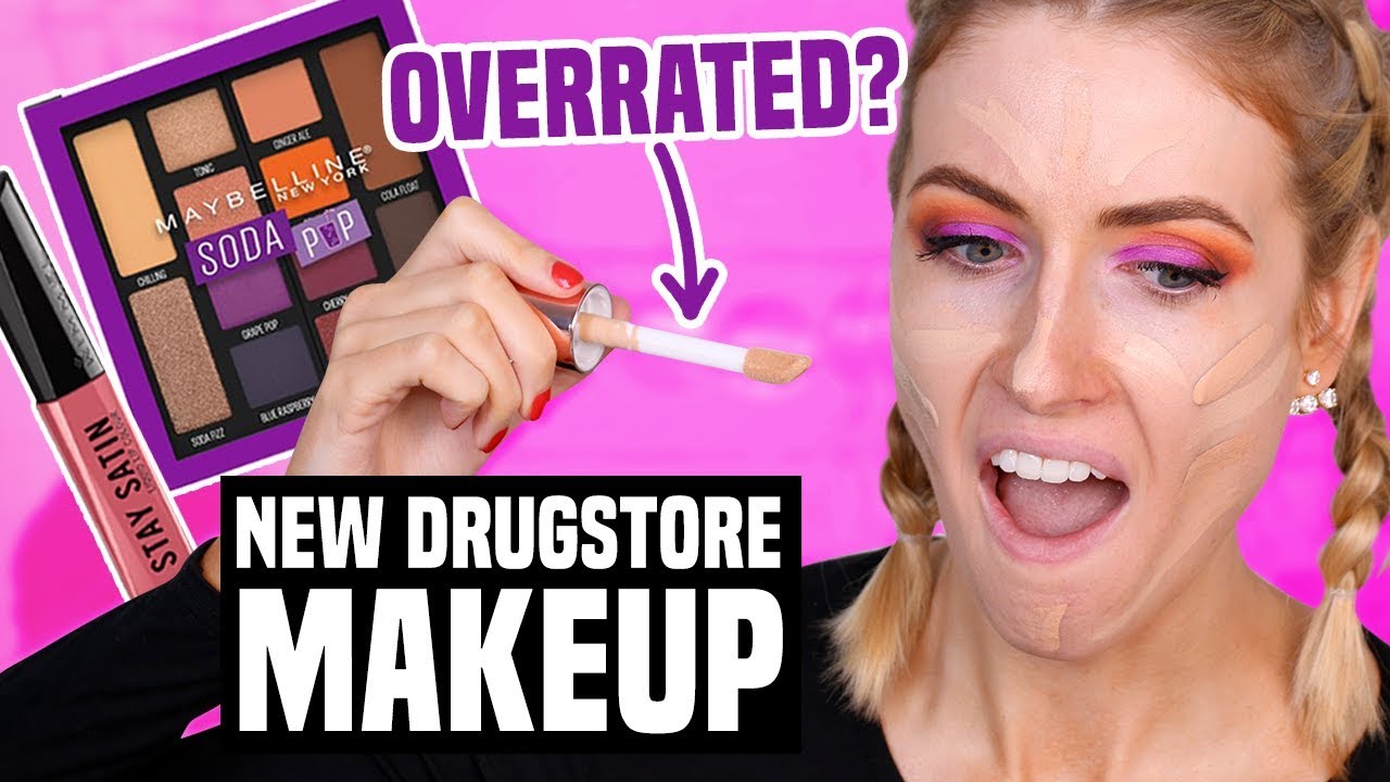 TESTING NEW DRUGSTORE MAKEUP... What Worked & What DIDN'T