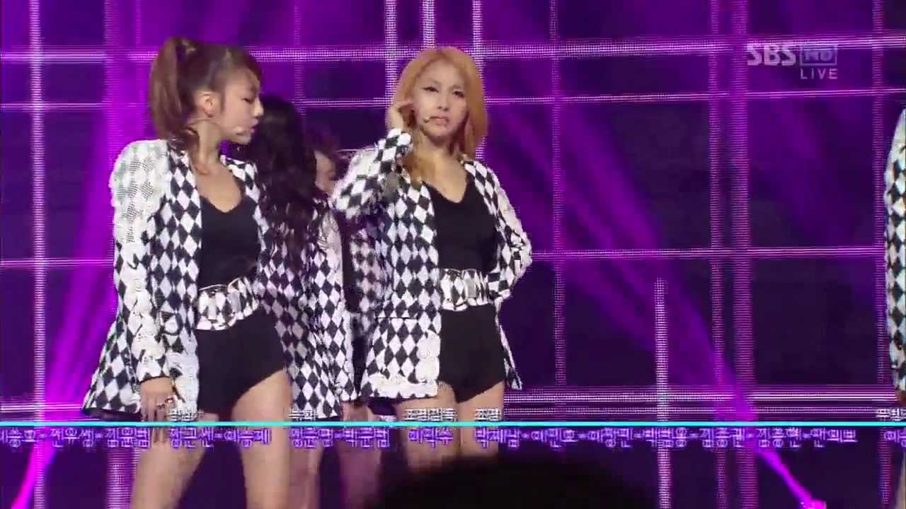 KARA [Pandora] @ SBS Inkigayo Популярная песня 20121125