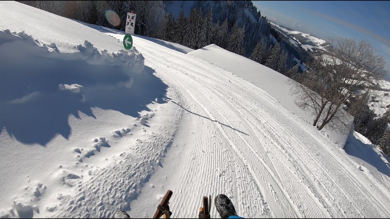 Rodelbahn Allgäu - Rodeln vom Hochgrat im Allgäu in's Tal