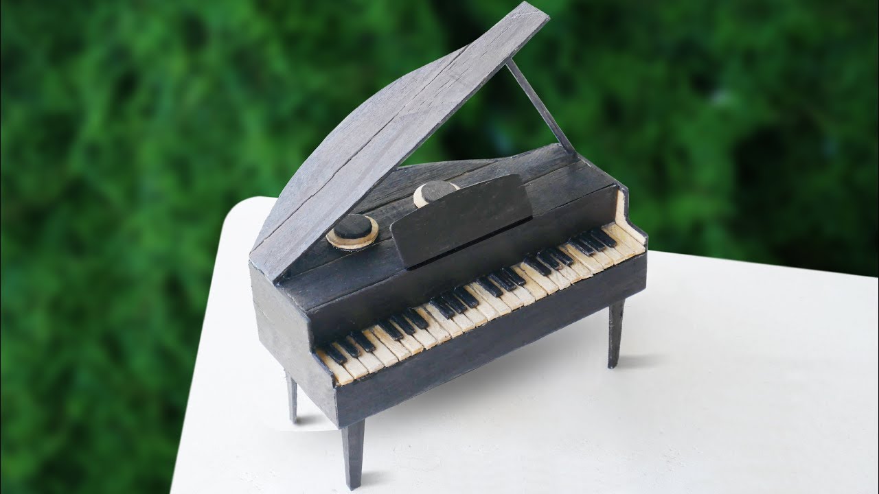 How to make a Piano by popsicle ice scream stick - Craft art 2019