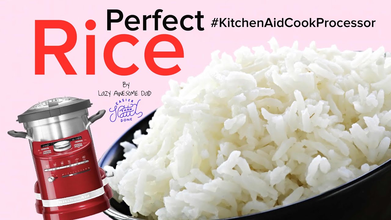 Tips and tricks on how to cook RICE in the  KitchenAid ARTISAN cook processor like Thermomix RiceGum