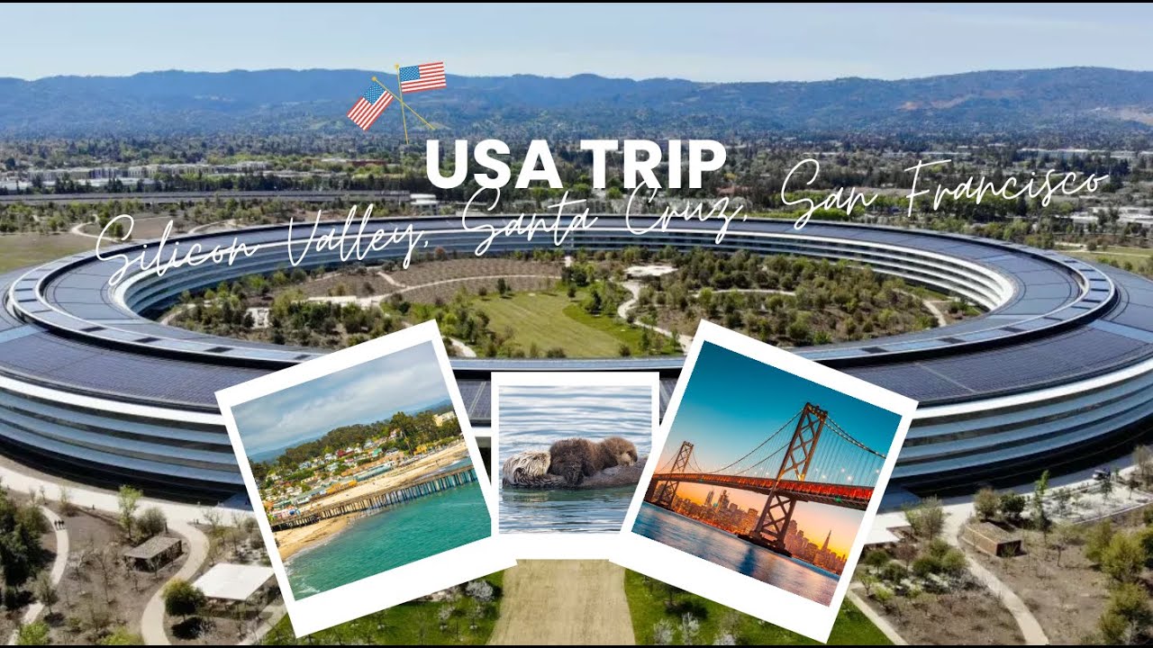 Amerika VLOG 2 - Silicon Valley, Apple HQ, Santa Cruz, San Francisco 🌴✨