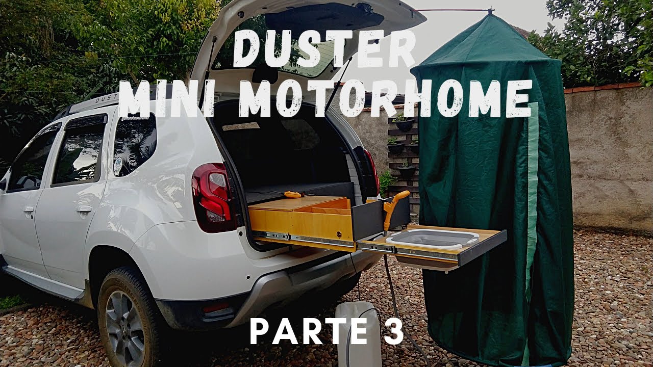 Como tomamos banho na DUSTER MINI MOTORHOME - Parte 3 (torneira/chuveiro)