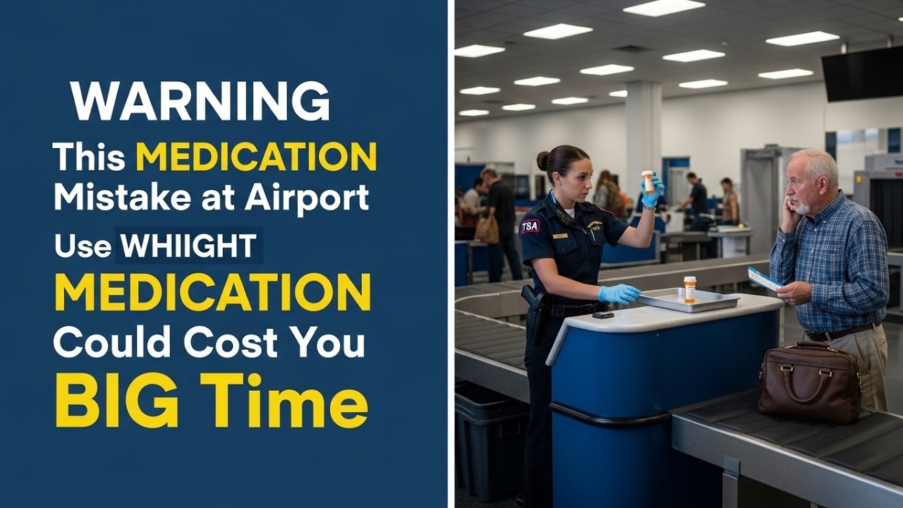 WARNING This MEDICATION Mistake at Airport Security Could Cost You BIG Time