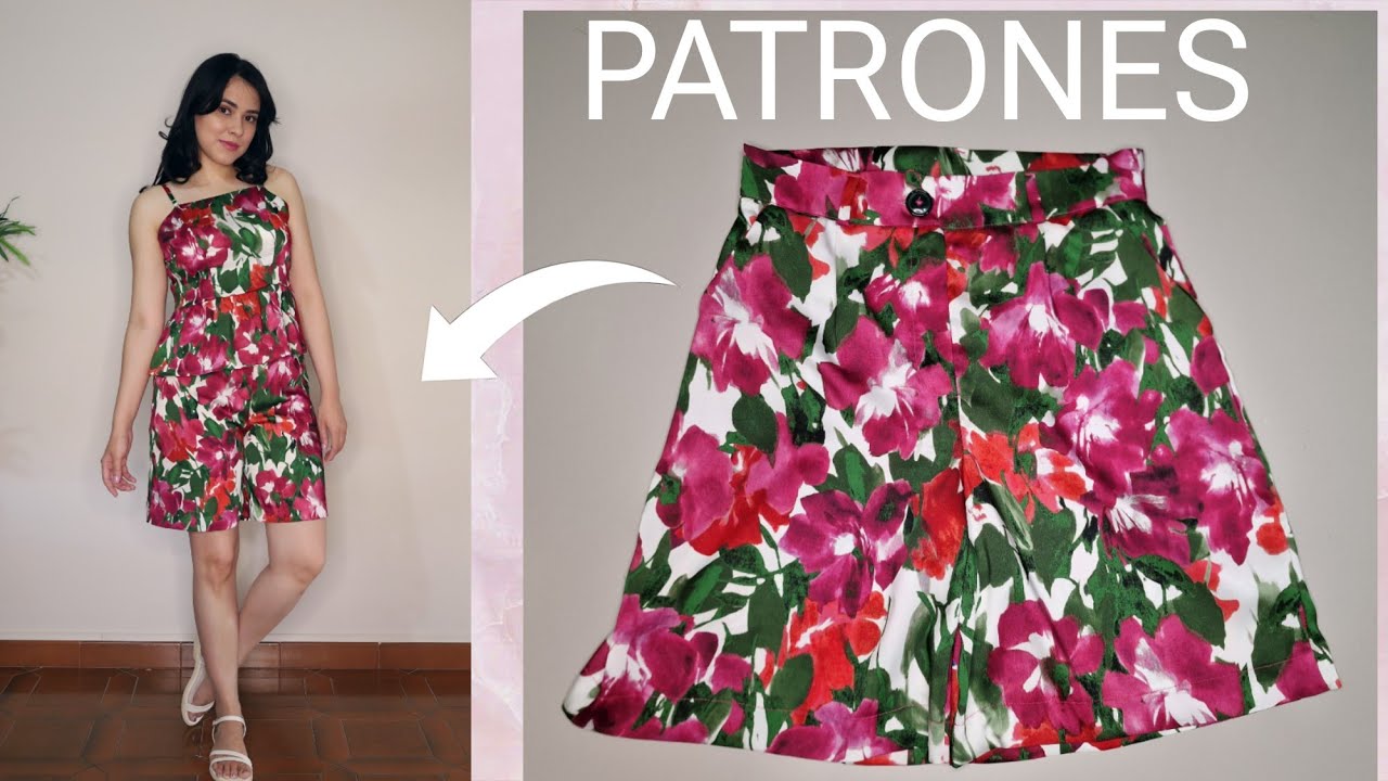🌸COMO HACER UN PANTALÓN CORTO / PATRONES PASO A PASO - Nathali estilos