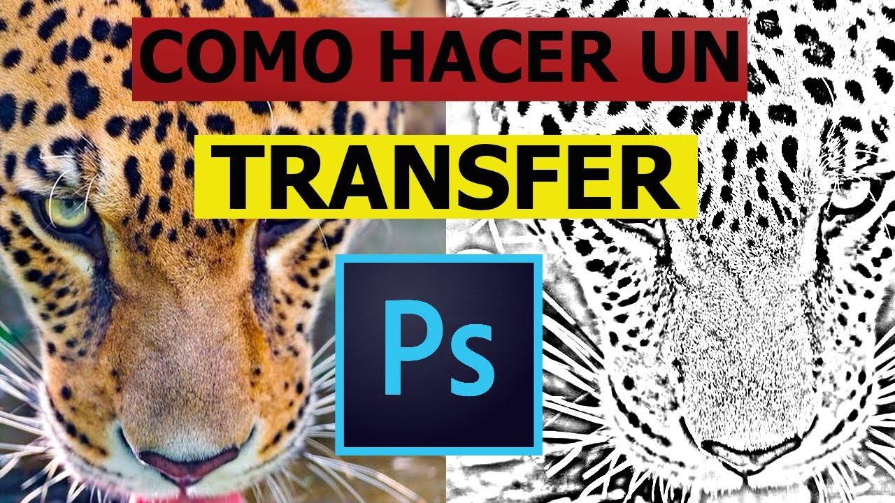 CÓMO hacer un TRANSFER de TATUAJE en PHOTOSHOP