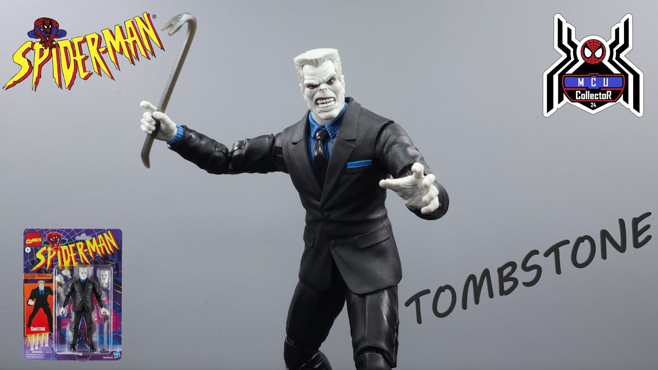 Marvel Legends TOMBSTONE Retro Spider-Man Wave Comic Figure Review