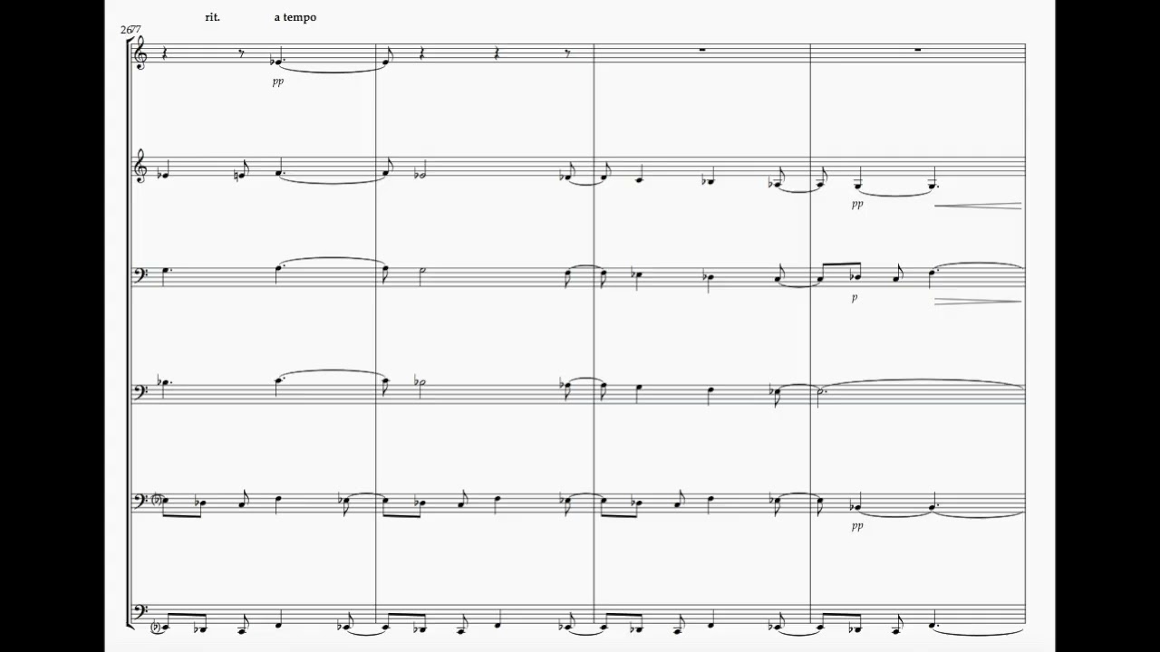 J. Mahleb String Sextet I, 2nd movt