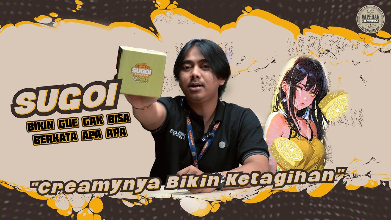 PISANGNYA BIKIN KETAGIHAN! | SUGOI BANANA ROLL CAKE BY CLOUD PROJECT