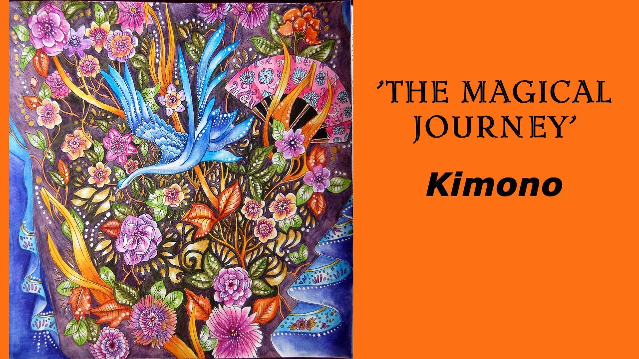 Colouring 'Magical Journey' Kimono / Раскраска-антистресс