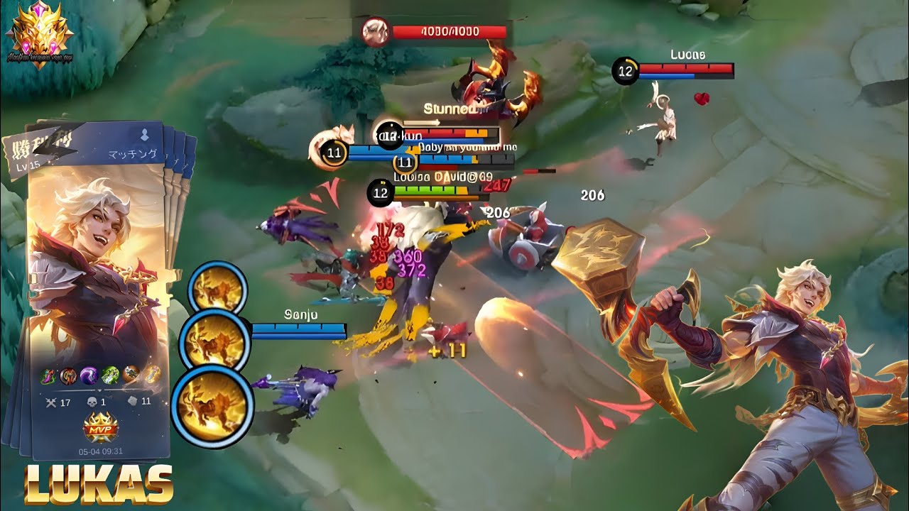 TOP GLOBAL LUKAS SHOWS INSANE SKILLS!! 3x MANIAC STREAK!! 💀 || moba legends 5v5 ||