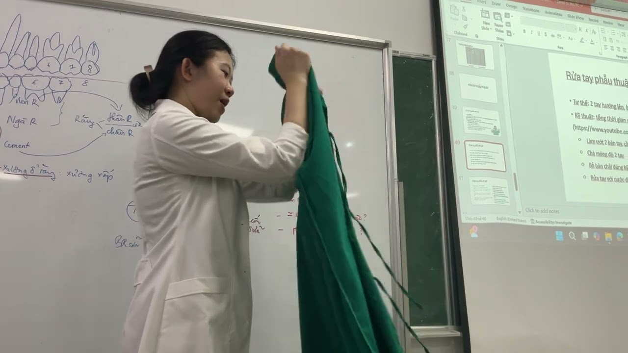 Skill Dụng cụ phẫu thuật. Rửa tay, mang găng, mặc áo phẫu thuật. Ep 2