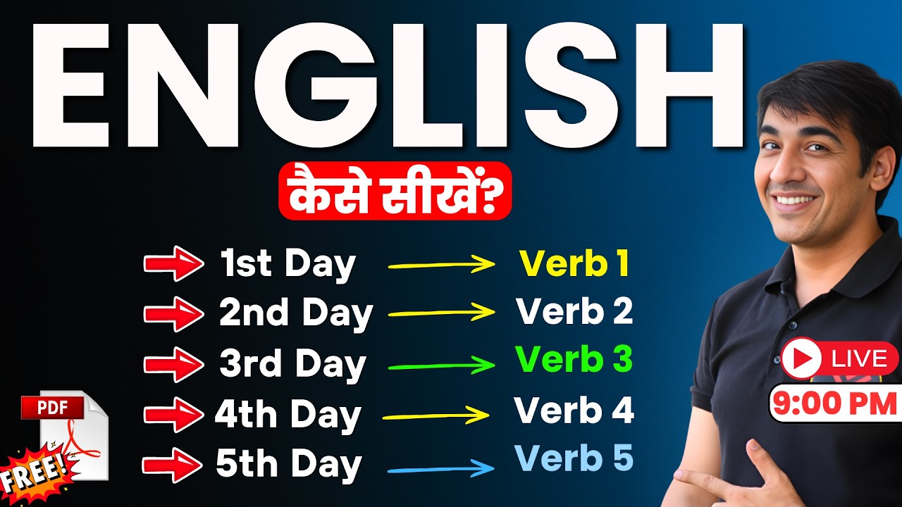 Zero से English बोलना सीखें! | The Ultimate Basics of English| English Lovers
