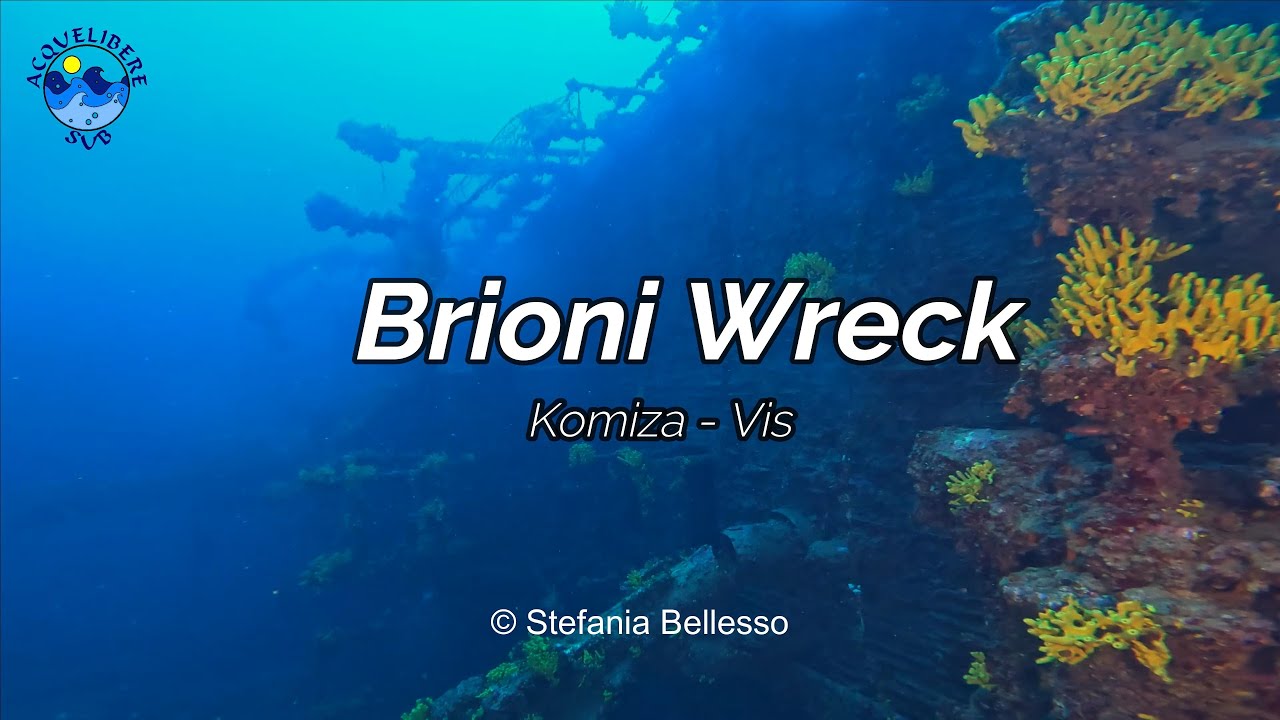 Immersione sul Relitto del Piroscafo Brioni a Komiza nell'Isola di Vis 4K