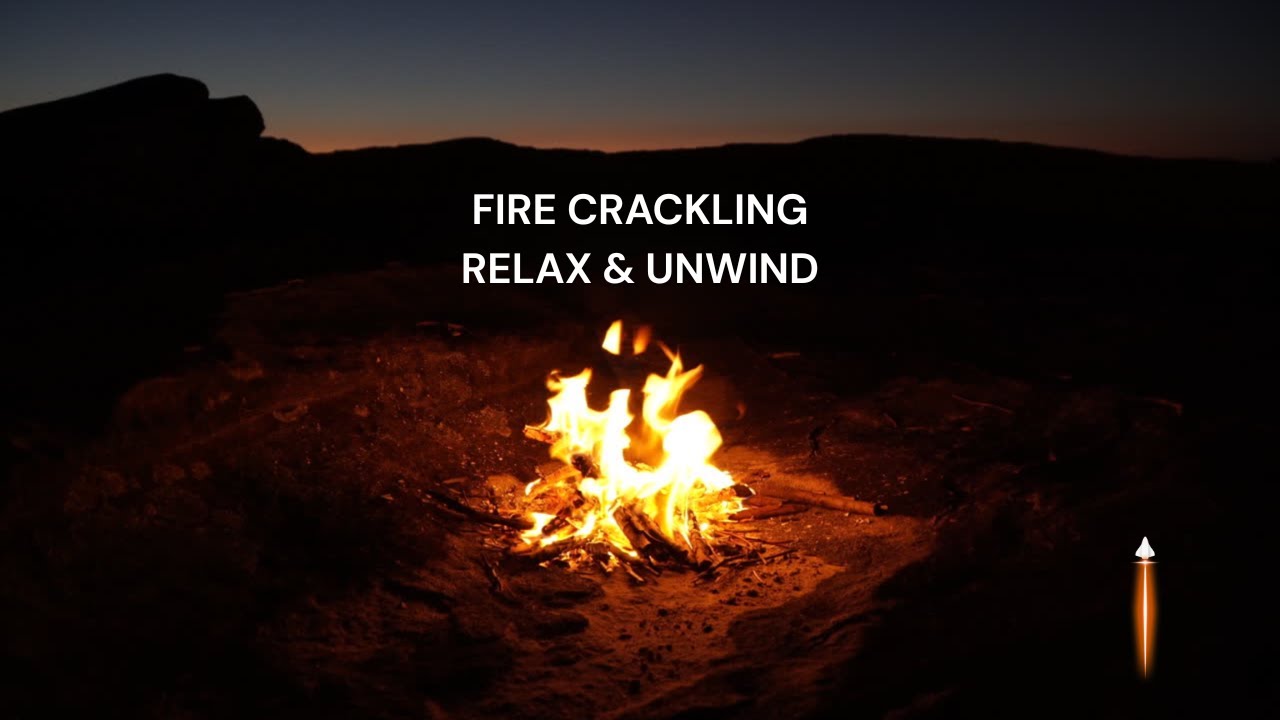 Fire Crackling Brown Noise for Sleep, Focus & Relaxation | 3 hours