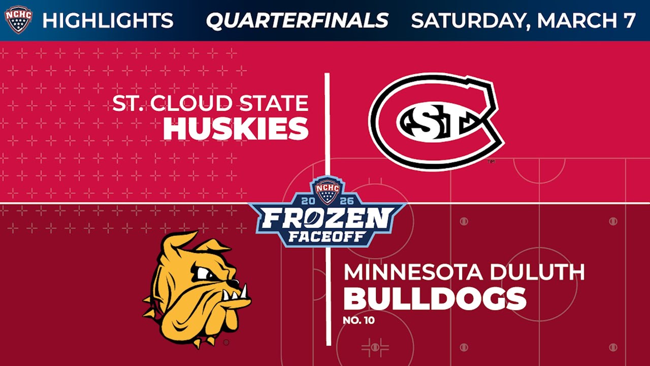 3-7-26 St. Cloud State at Minnesota Duluth Highlights (Frozen Faceoff Quarterfinals)