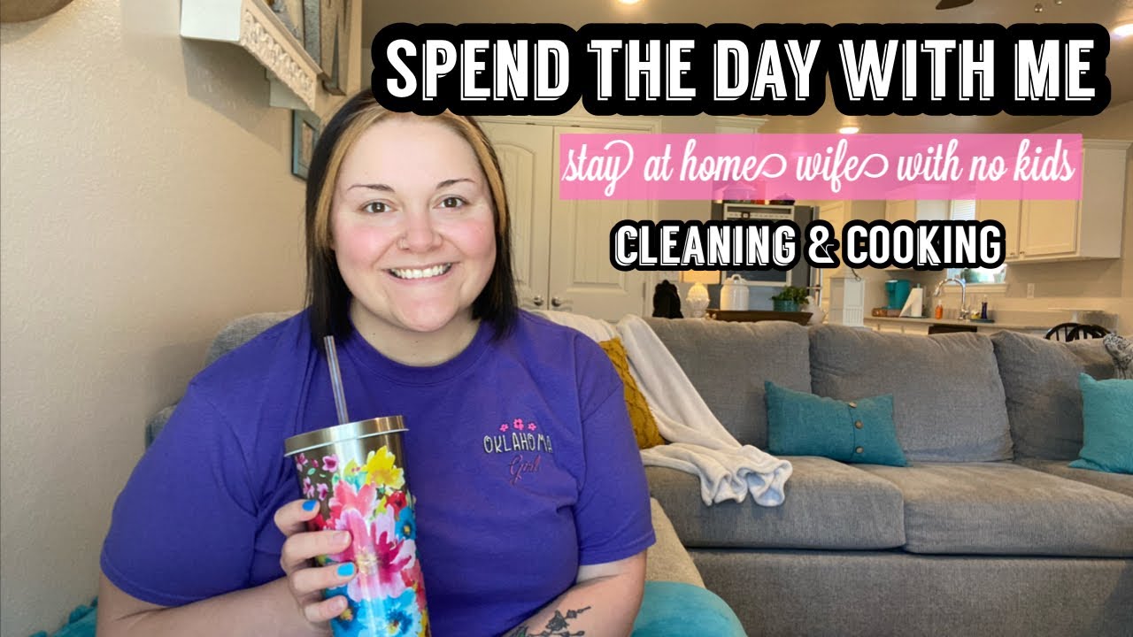 STAY AT HOME WIFE NO KIDS // SPEND THE DAY WITH ME