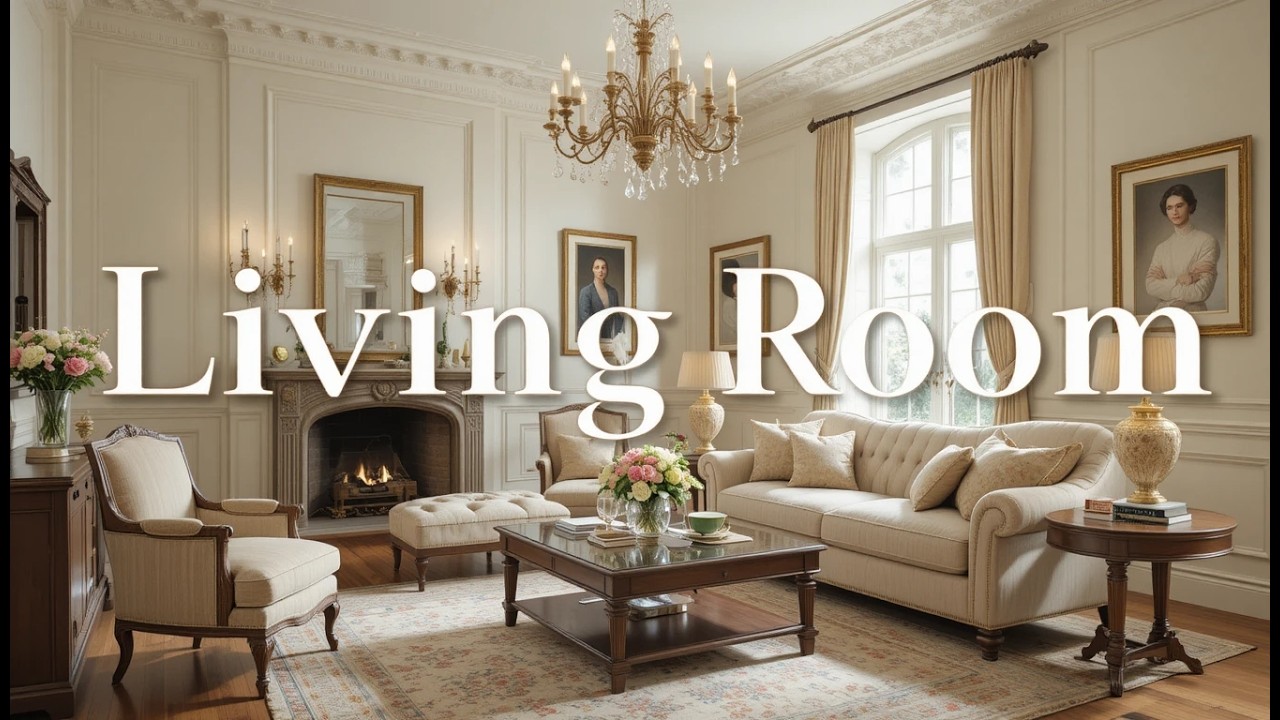 Classic living rooms are very beautiful