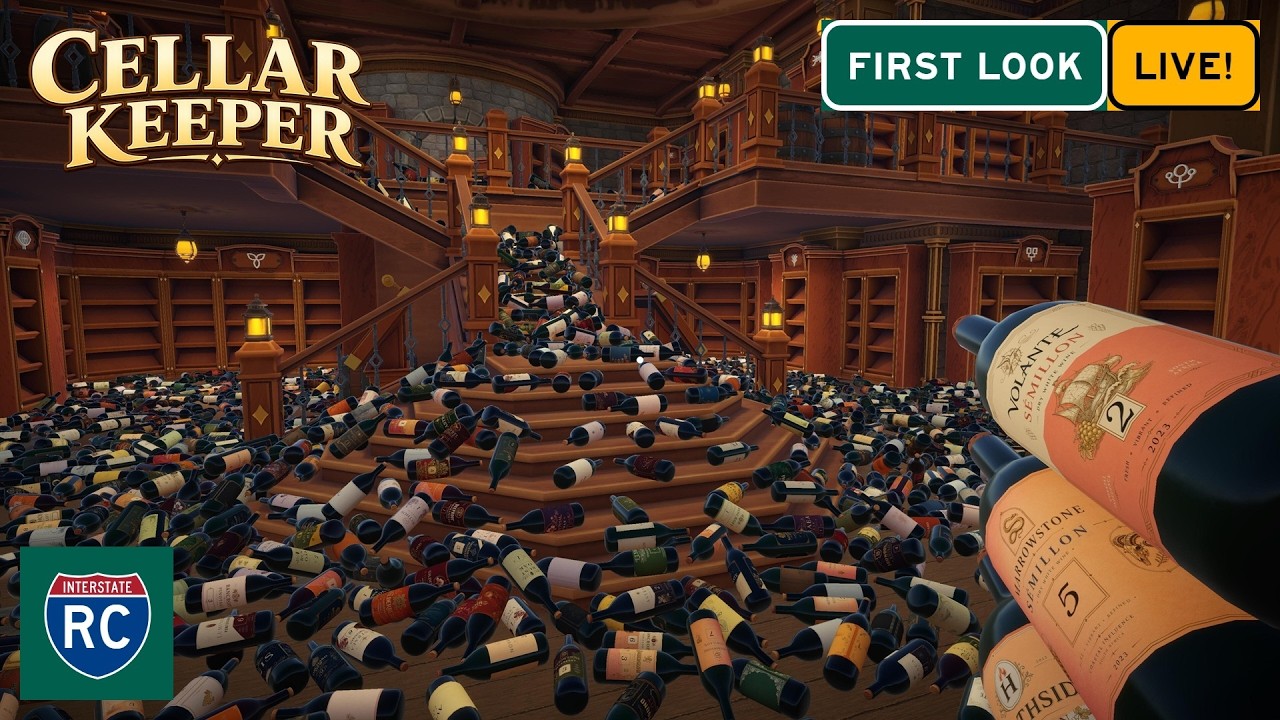 It's Time to Clean Up Over 2,400 Wine Bottles!  Cellar Keeper First Look Live! - Episode 1