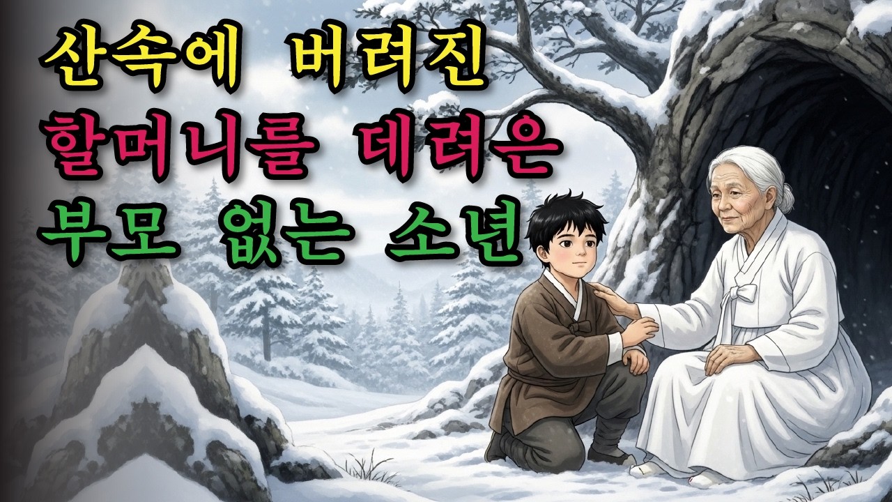 산에서 얼어 죽어가던 할머니를 구한 14살 심마니 소년, 그 할머니의 정체는？ ｜ 야담 옛날이야기 오디오북 수면동화 전설 민담