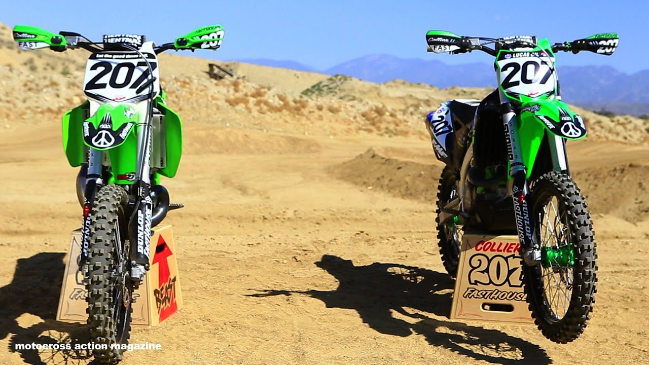 Шон Колльер сравнивает KX500 с KX450 в журнале Motocross Action Magazine