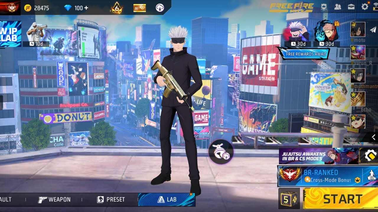 First day first spin in gojo bundle || (late upload)