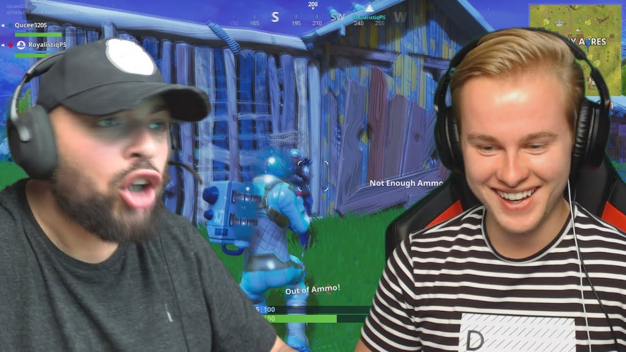 HELP!!!! DE KOGELS ZIJN OP (MET ROYALISTIQ) - QUCEE SPEELT FORTNITE #8