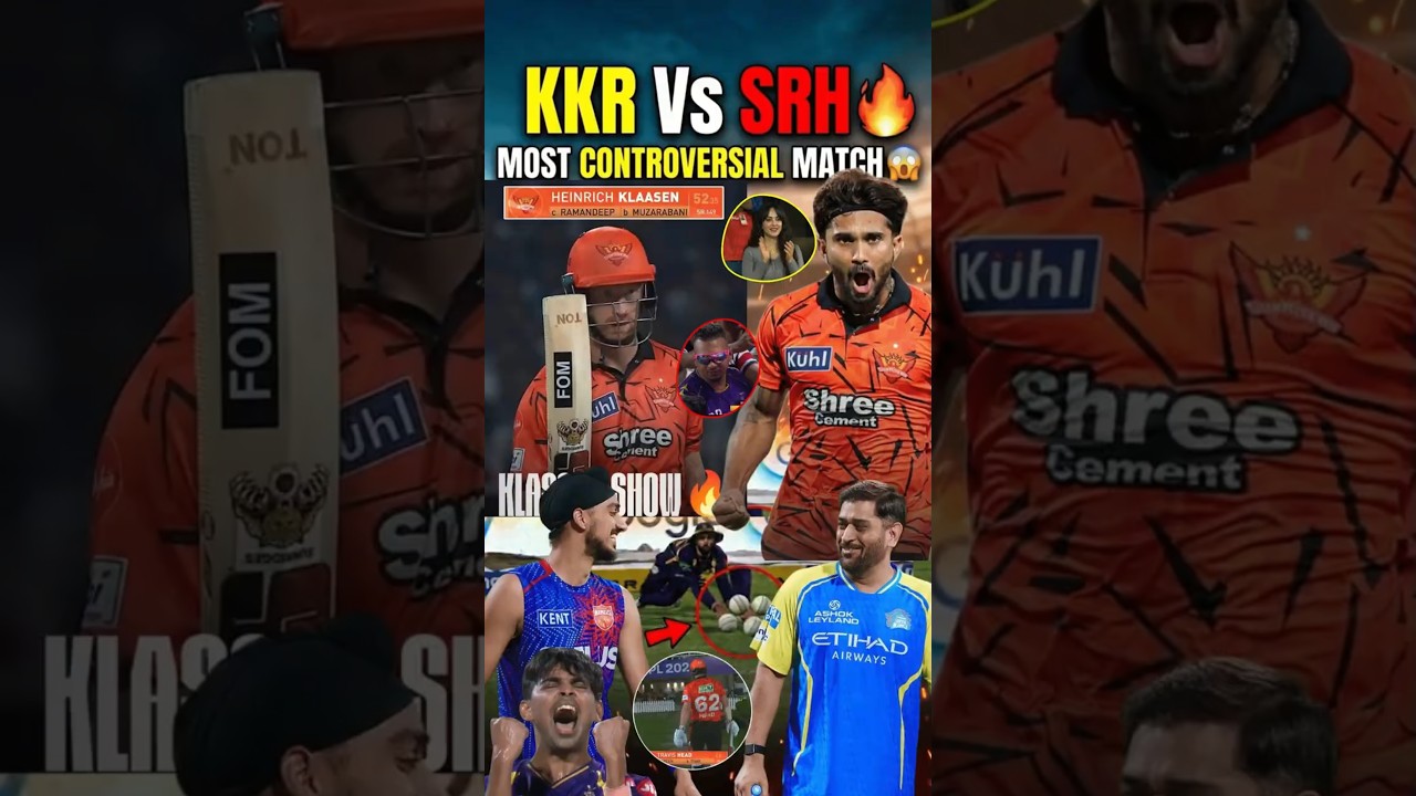 KKR vs SRH Most Controversial Match Ever 😱Players Fight 🥵 Dhoni PBKS Reunion 🚨 Brevis Comeback