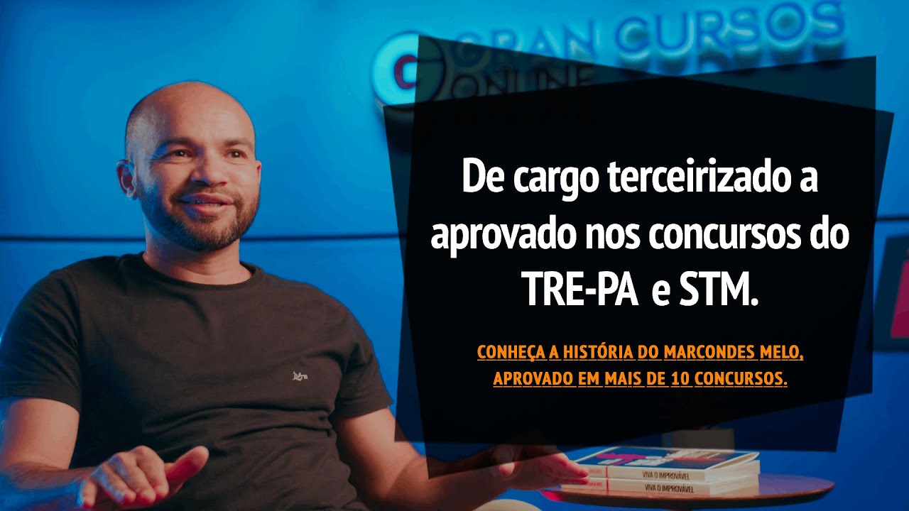 De emprego terceirizado a aprovado nos concursos do TRE-PA  e STM nos cargos de técnico e analista.