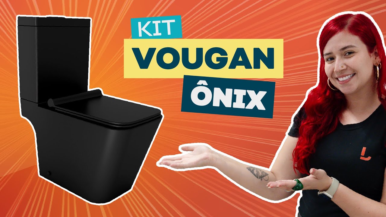 Kit Vougan Ônix Docol: Instalação Fácil e Banheiro de Luxo em Um Só Produto!