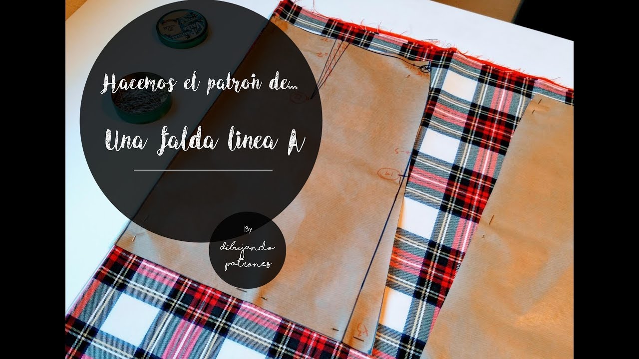 Patrón de falda línea A