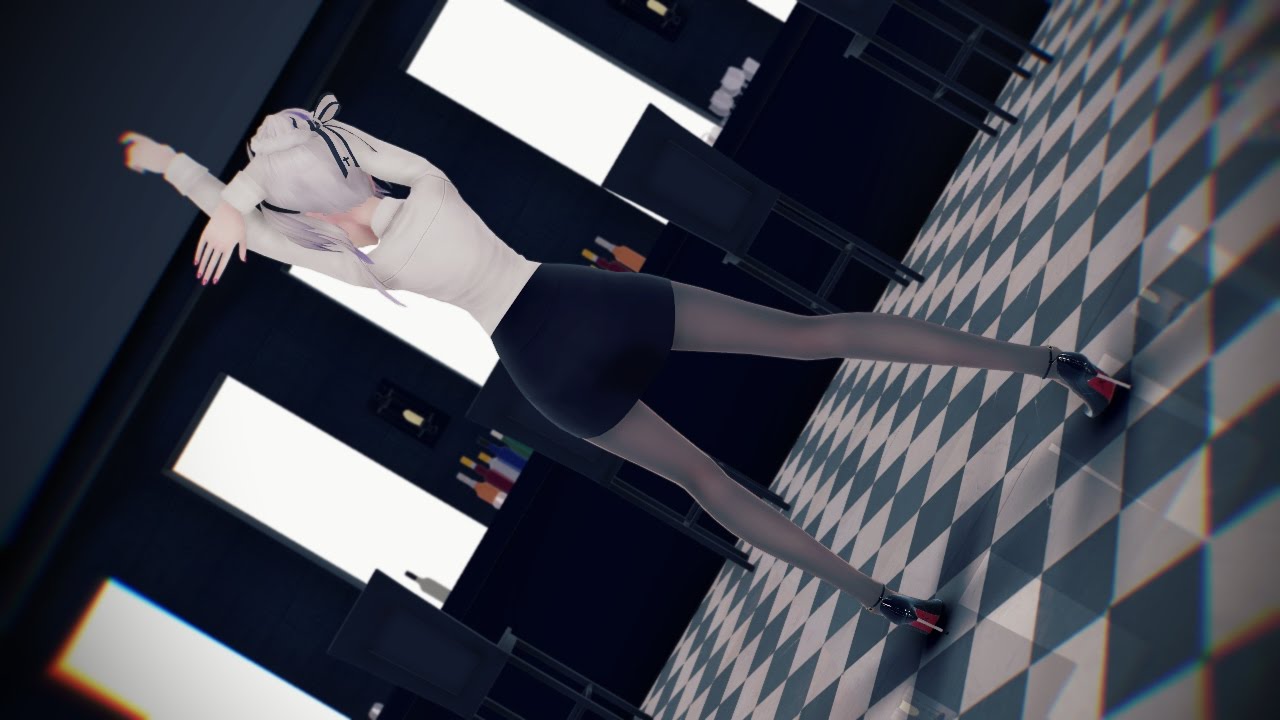 【MMD】Love Me If You Can，Tda Office Lady Haku