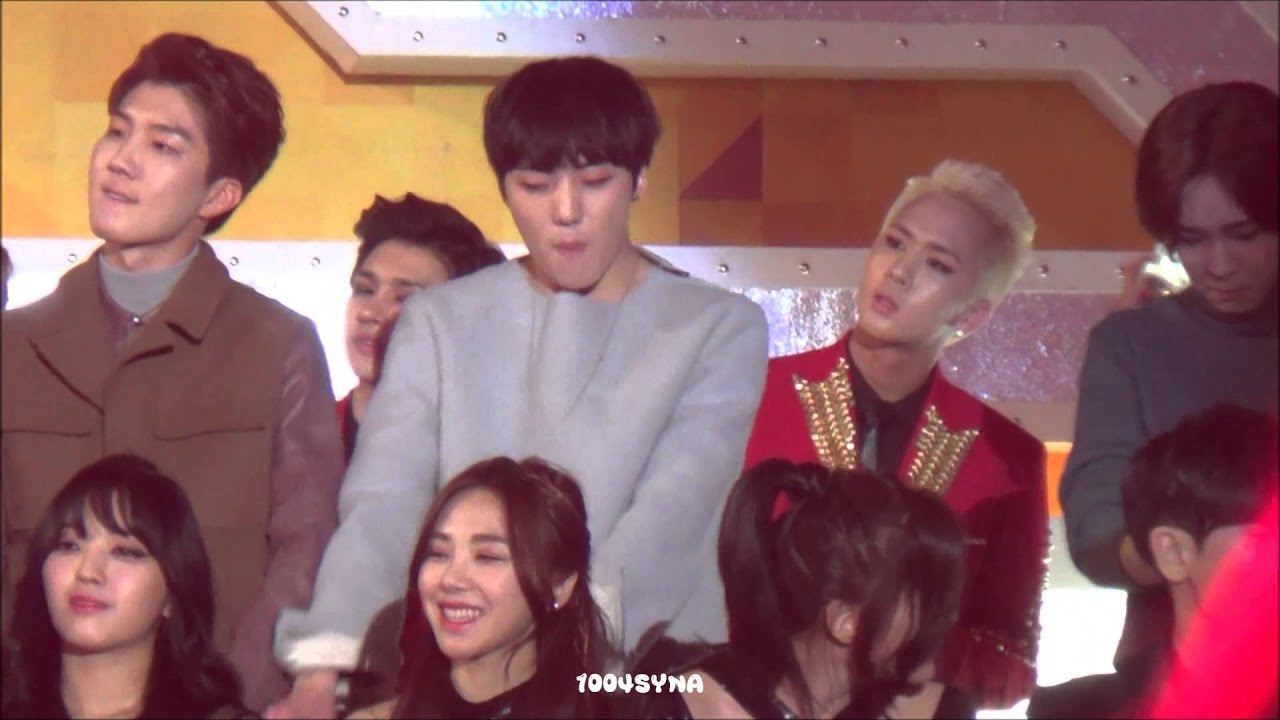 141221 가요대전 위너 강승윤 Reaction to 지디 & 태양 굿보이 / Winner Seungyoon Good Boy