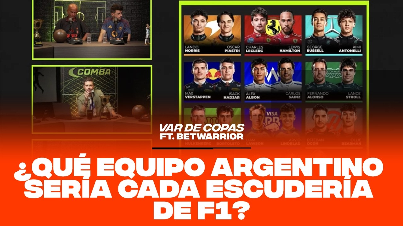 ¿Qué equipo de F1 es tu club? 🇦🇷 Boca, River y Racing en la Fórmula 1 | Cuotas BetWarrior